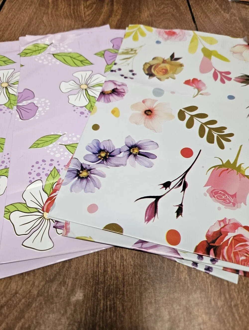 Floral 6×9 Inch Polymailer Bundle